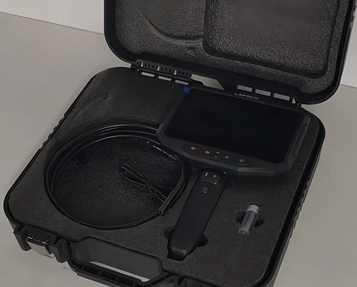 Caméra d'inspection LA-V700 Endoscope 8,5 mm 15 M Triple Objectif 1080P