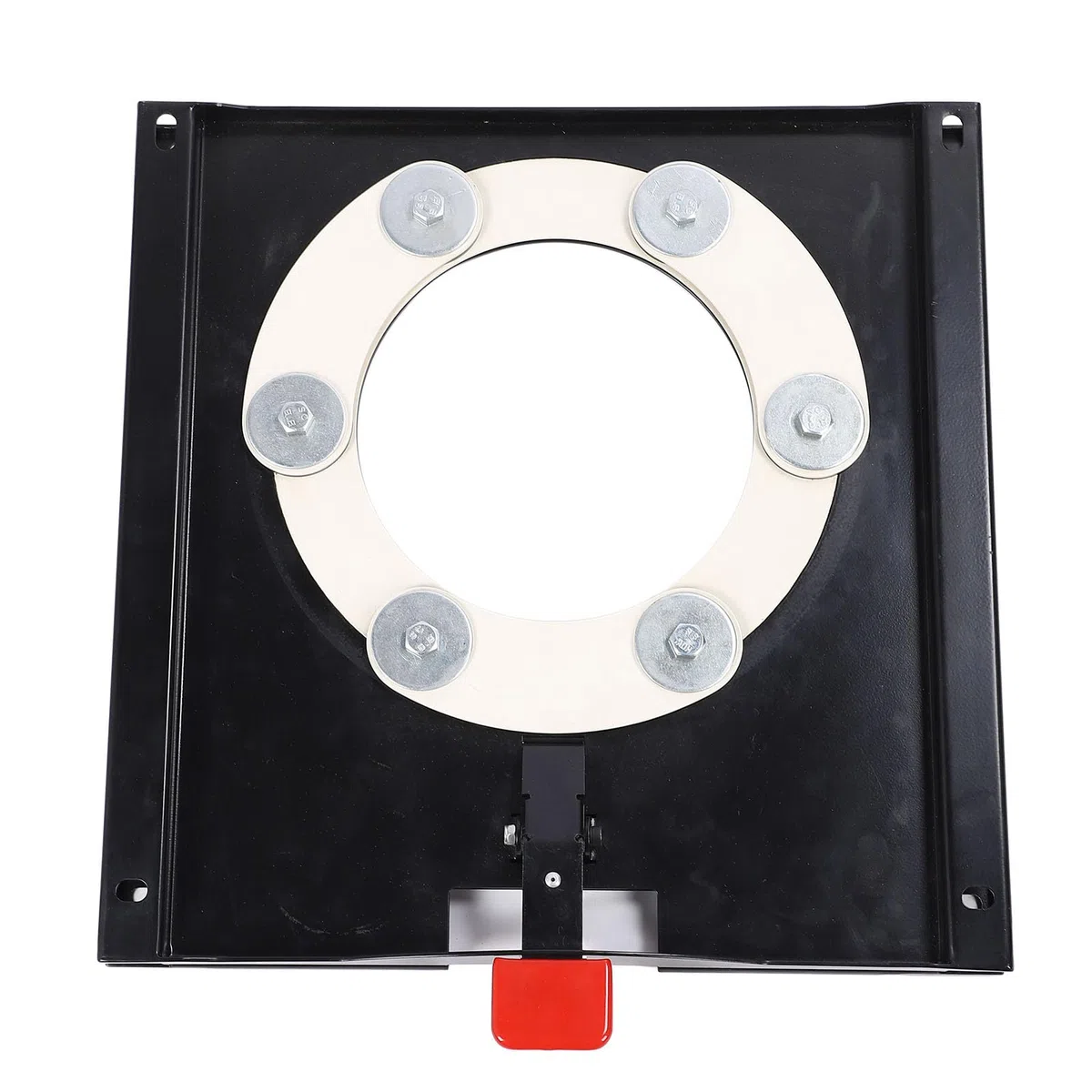 Base Pivotante de Siège Robuste, Rotation à 360 Degrés, Plaque de Montage de Plateau Tournant de Siège de Camping-Car en Acier au Carbone pour Camping-Car et Véhicule Commercial