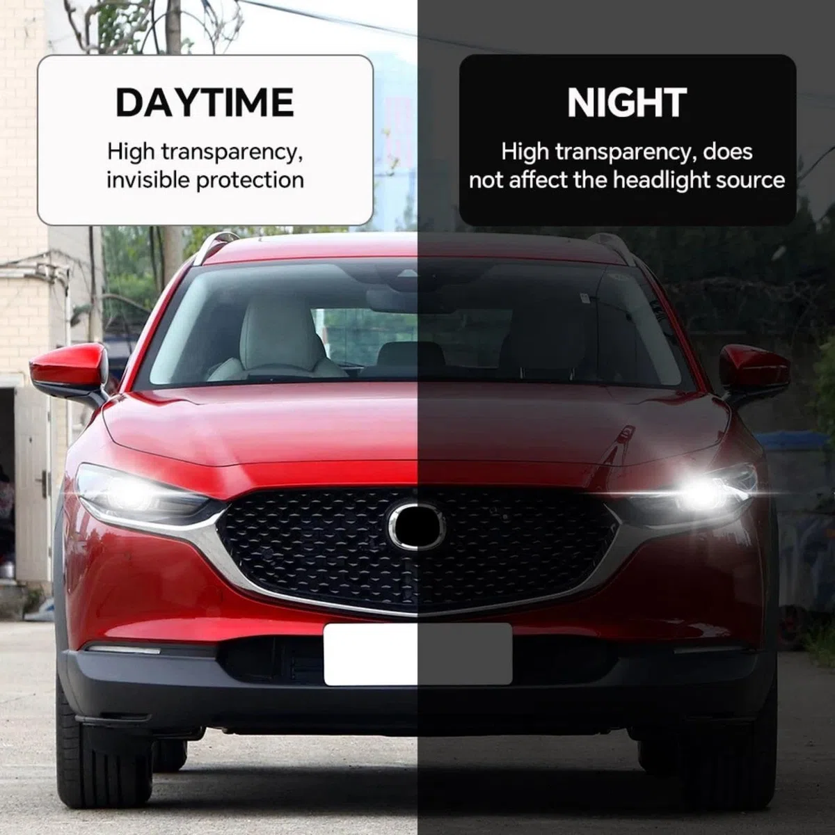 Film de protection de peinture PPF en TPU pour Mazda CX-30 2020-2025 - Ajustement personnalisé - Revêtement transparent - Résistant aux rayures et auto-cicatrisant - Accessoires de finition