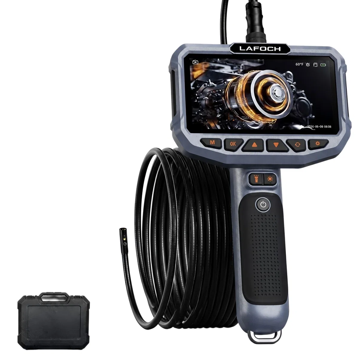 Caméra d'inspection LA-V700 Endoscope 8,5 mm 15 M Triple Objectif 1080P