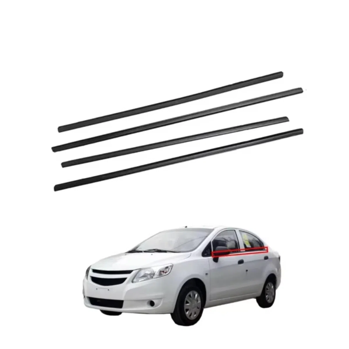Garniture Pour Coupe-froid Fenêtre Pour Chevy Pour Sail 2010–2014