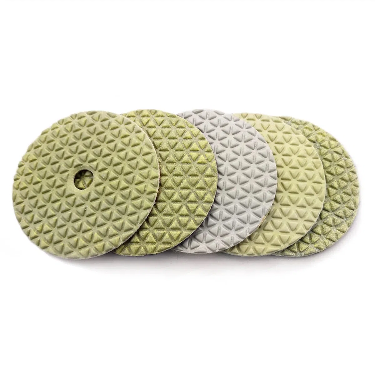 Lot de 10 tampons de polissage à sec diamantés de 100 mm, tampons de polissage for marbre de 4 pouces, à utiliser for le polissage des sols en béton et granit DPD01(50)