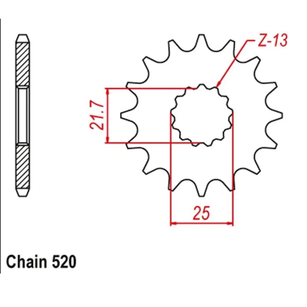 Pièce de pignon pour Kawasaki EN650 BFF/BGF/DHF/DJF/DKF/DLF pour Vulcan-S ABS 2015-2020 2019 2018 2017 2016 520 CNC 15T 46T Pignon De Moto Avant Arrière(15T 46T)