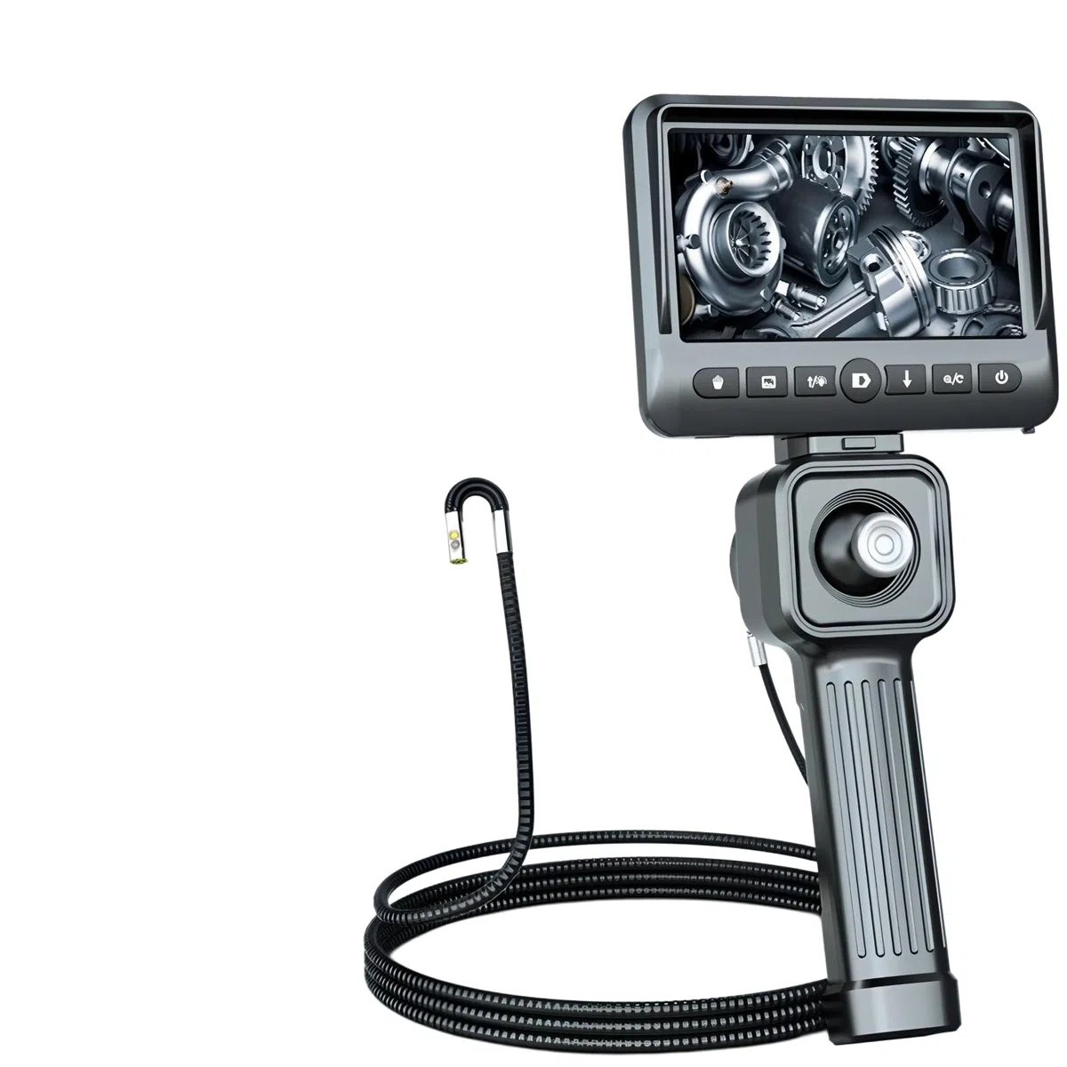 Caméra d'inspection GL-500A Endoscope 6,5 mm 1 m double objectif 1080P
